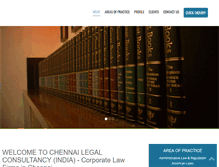 Tablet Screenshot of lawyersinchennai.org